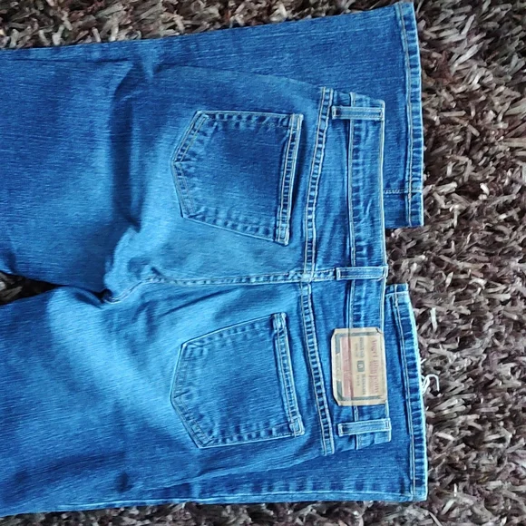 Angel Jeans Juniors dark wash Bootcut  denim. Size 9. 33 inch length - Picture 2 of 6